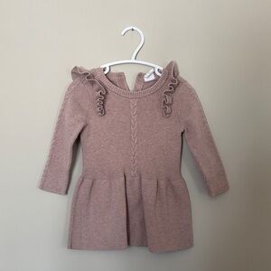 🌞 5/$25 H&M Mauve Kids Dress with Ruffle Trim